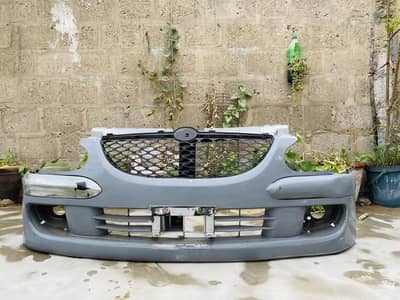 Toyota Duet Front Bumper with Mesh Grille – Original Used