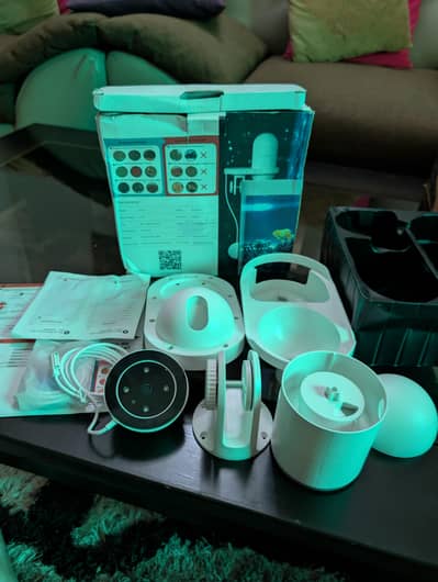 wifi automatic fish feeder with 2.5k hd camera and app controlled