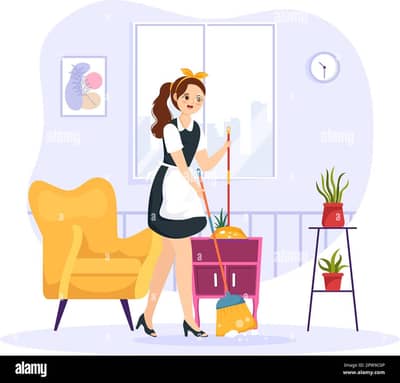 Female maid required for Housekeeping
