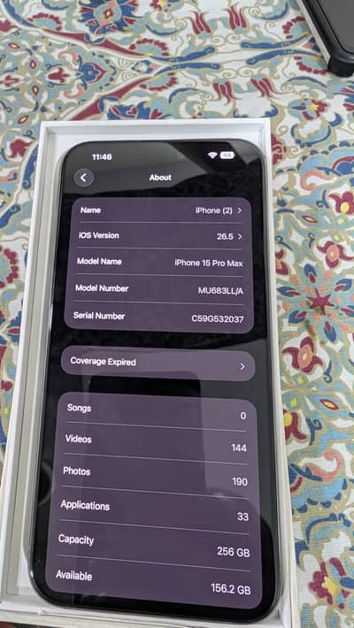 Apple iPhone 15 Pro Max Non PTA Jv