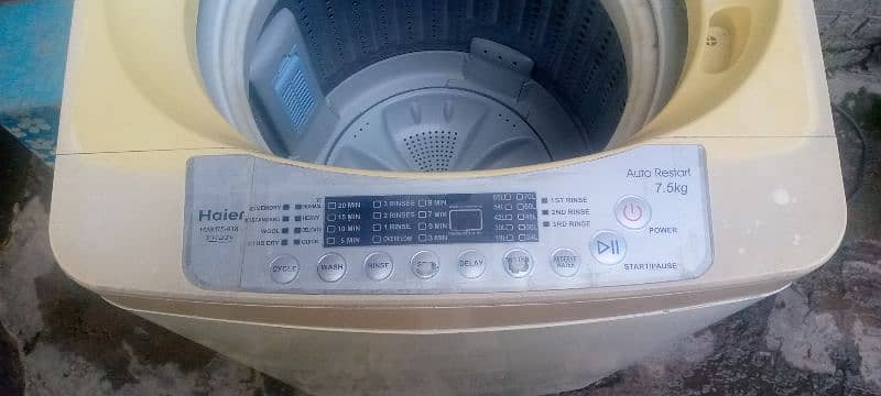 Haier automatic washing machine 0