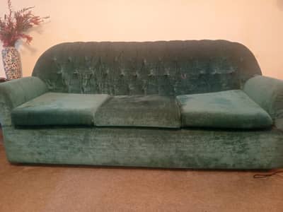 Sofa set (3+2+1 seater) used.