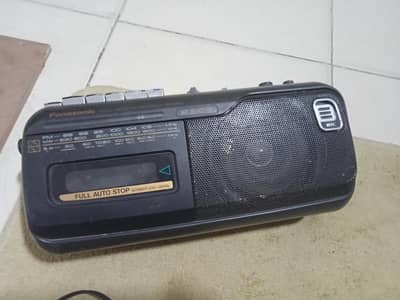 Panasonic radio casset recorder small size