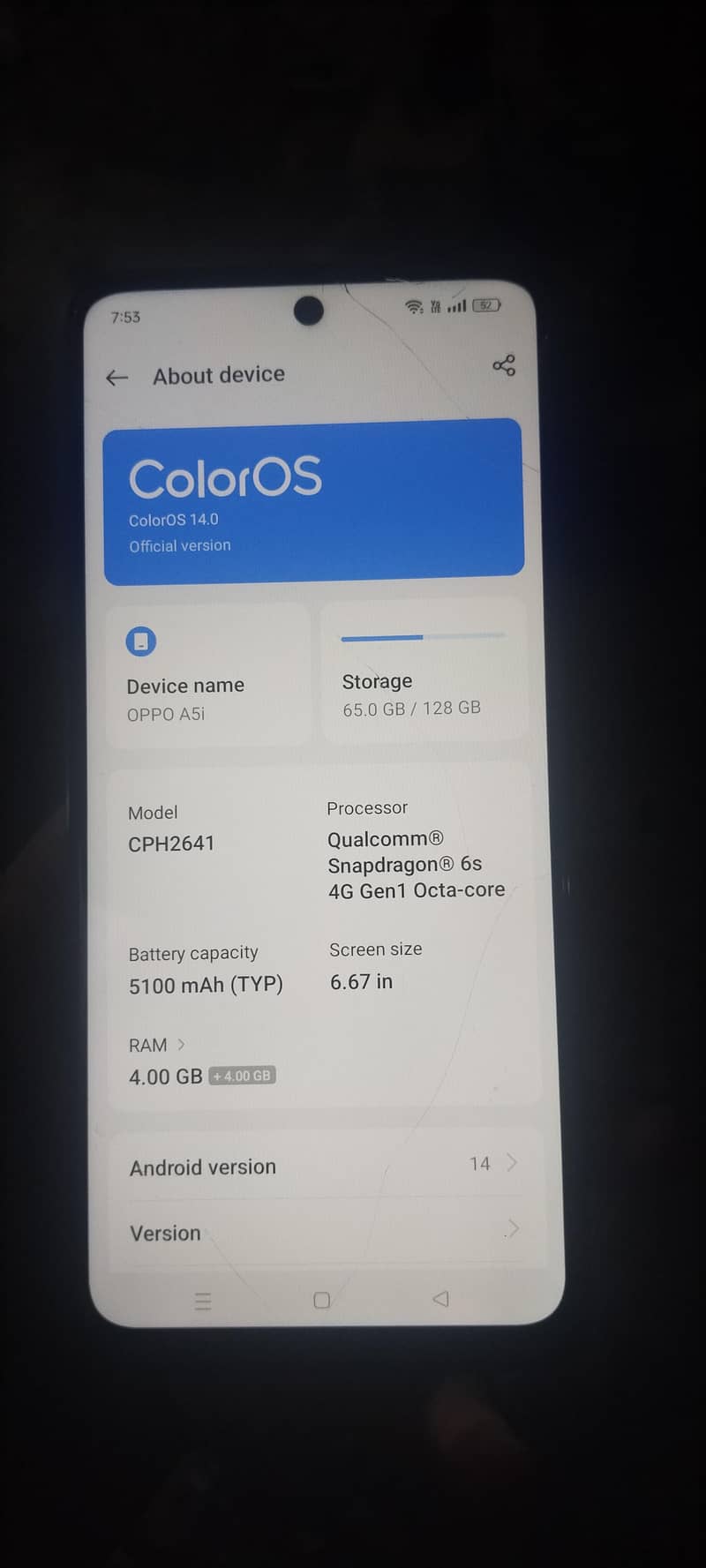 OPPO A5i 1