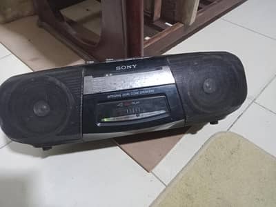 Sony radio + casset recorder for sale
