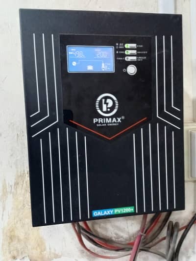 Primax 12PV Inverter                Only 1 Years Use No Repair On Open