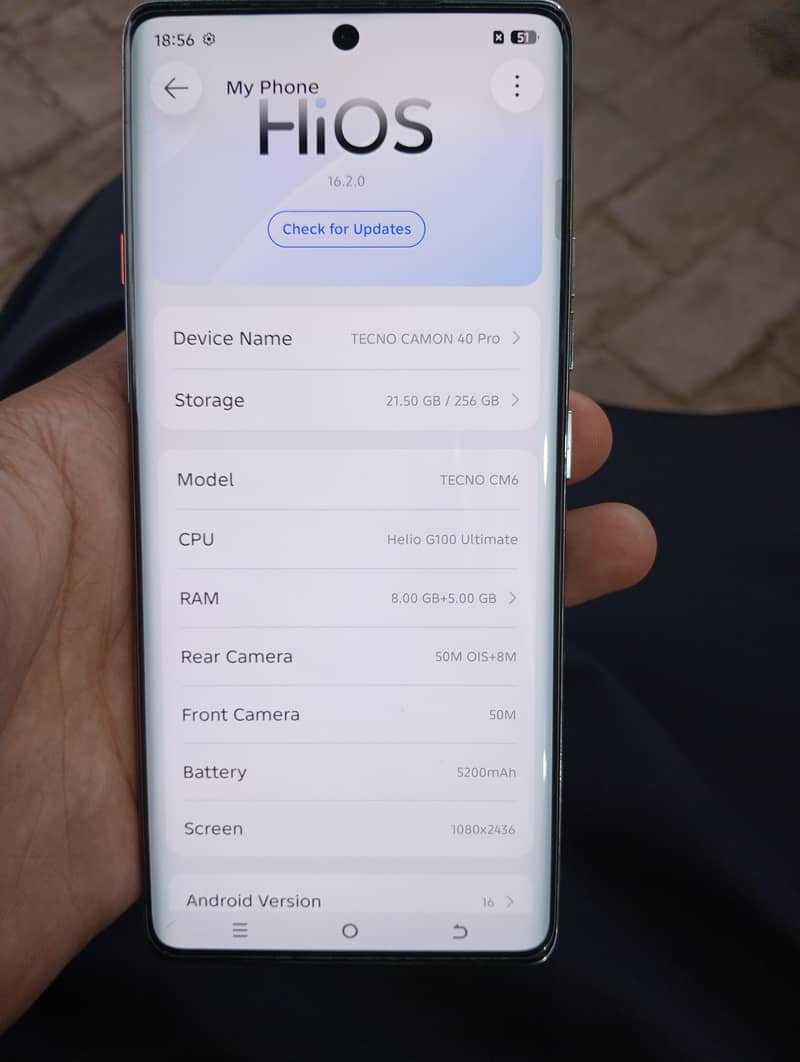 Tecno CAMON 40 Pro 4