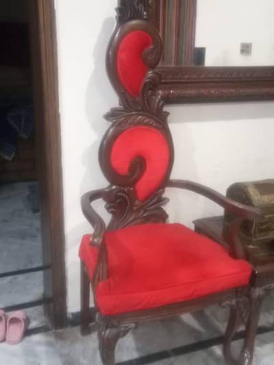 pair of crown chairs