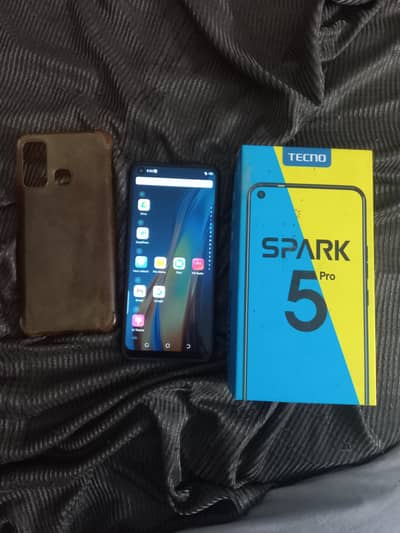 Tecno Spark 5 Pro  (With Box )