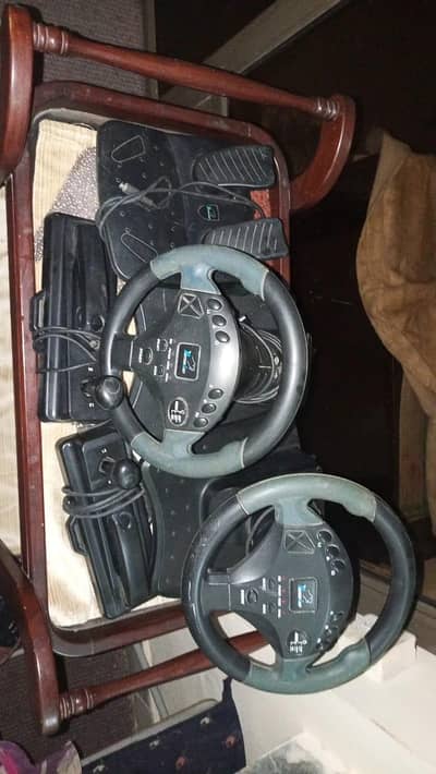 Playstation 2 Streeing wheels set