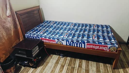 Furniture Set - Single Bed, Study Chair Table, Mattresses