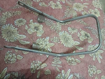 HONDA 125 back silver Carrier