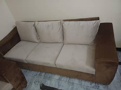 Premium 7-Seater Solid Wood Sofa (Like New – Only 2 Months Used)