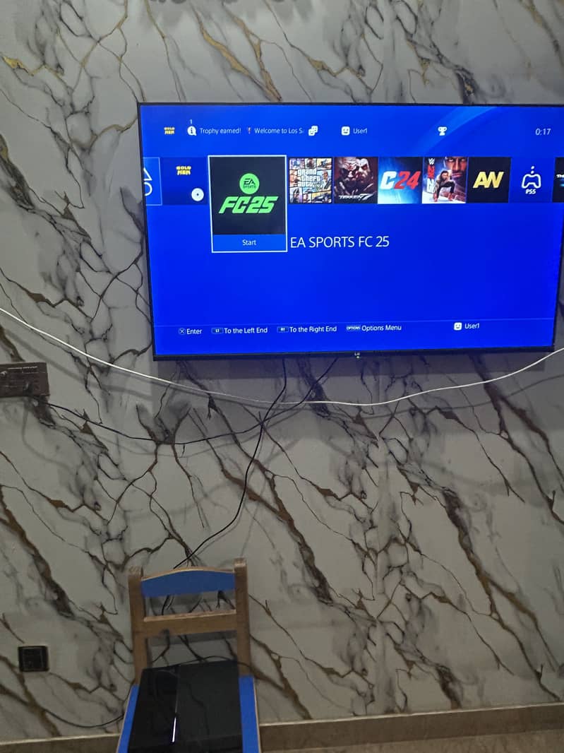 PS4 with 2 controllers 4