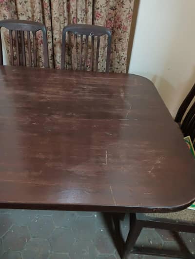 solid wood table