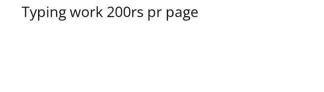 Urdu , English typist urgent work