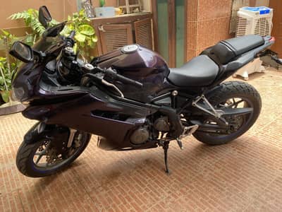 Benelli Black wrapped in purple