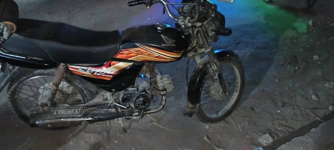 black bike