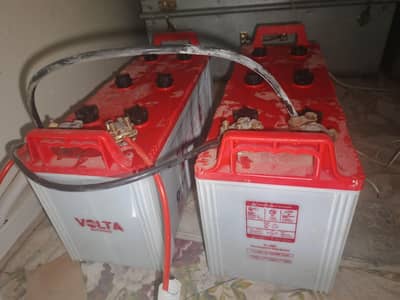 2 Volta batteries | 21 plate | 6 months used