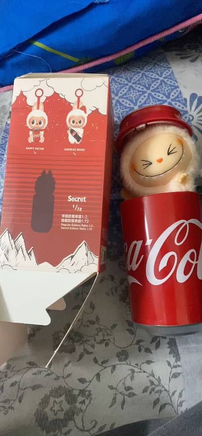 Secret labubu 1 in 72 chance Coca-Cola edition