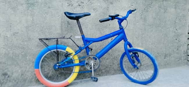 Used Kids Bicycle - Blue Color - Good Condition