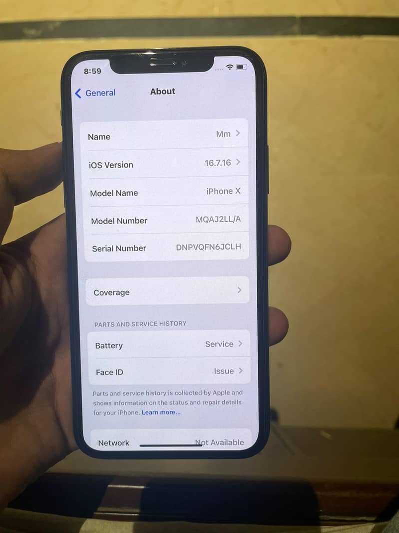 Apple iPhone X add read 7
