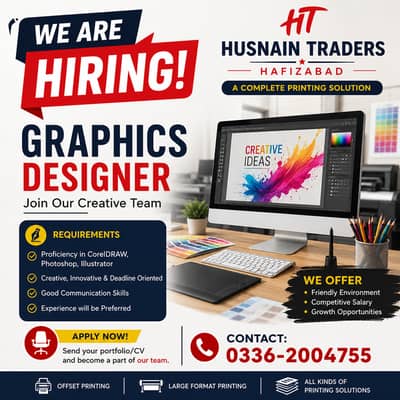Need Graphics designer for Printing shop