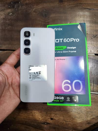 Infinix Hot 60 pro (8+8 /128gb) with box and charger