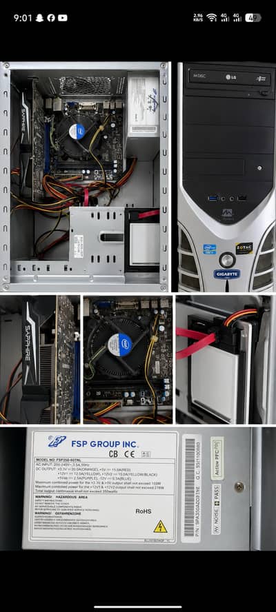 Gaming PC RX 560 xeon Processor=i7 4th