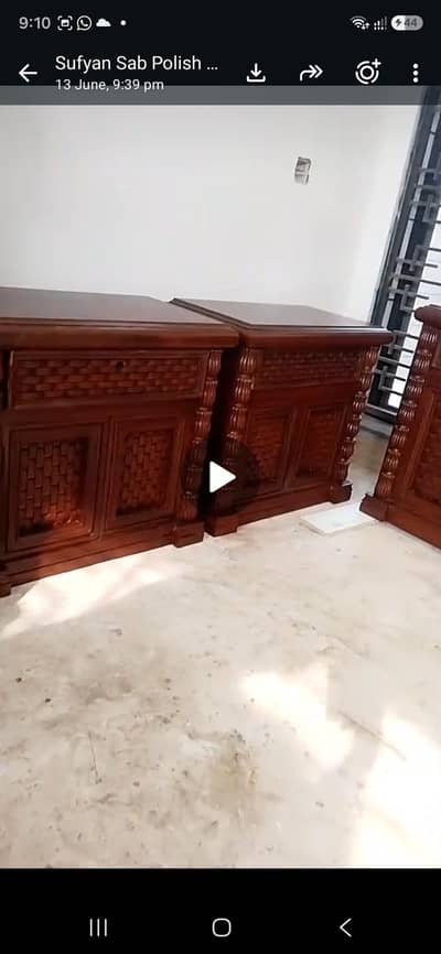chaneyoti bed full solid dressing and sid table