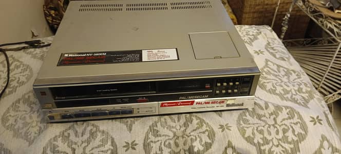 National Vcr and satellite receiver