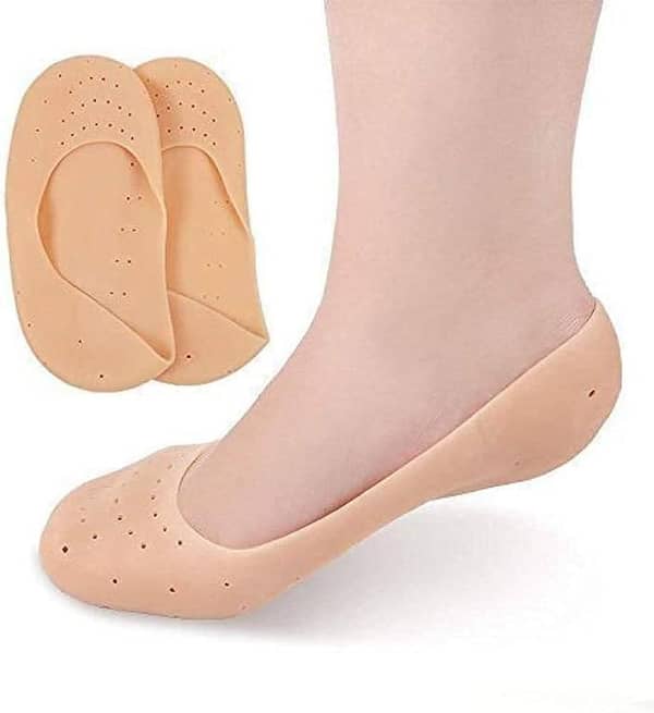 High Quality Full Heel anti crack heel anti crack foot protector silicone socks Pain Relief. . .