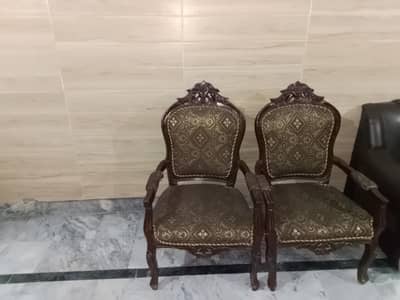 Chairs for sitting pair
