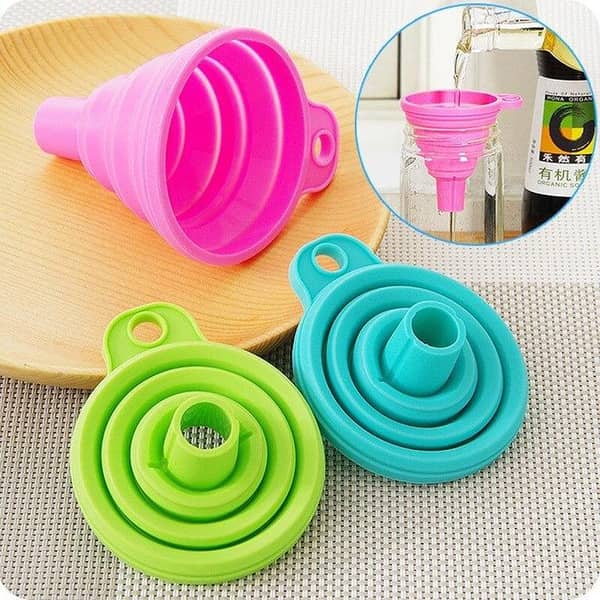 [High quality] Folding Foldable Funnel Hopper Collapsible , oil funnel keef