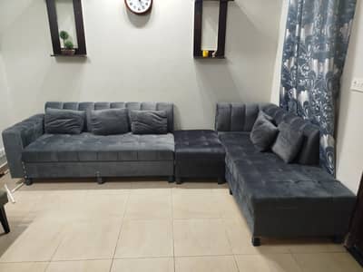 L shape 7 seater sofa  for sale