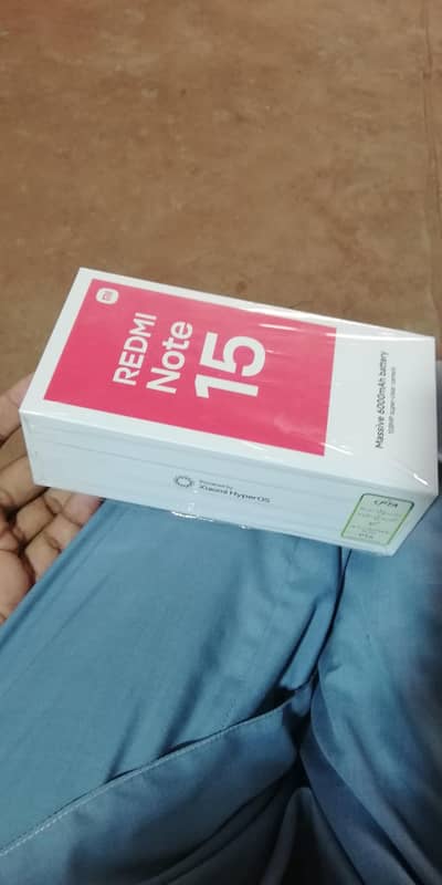 Redme note 15 new box pack non active