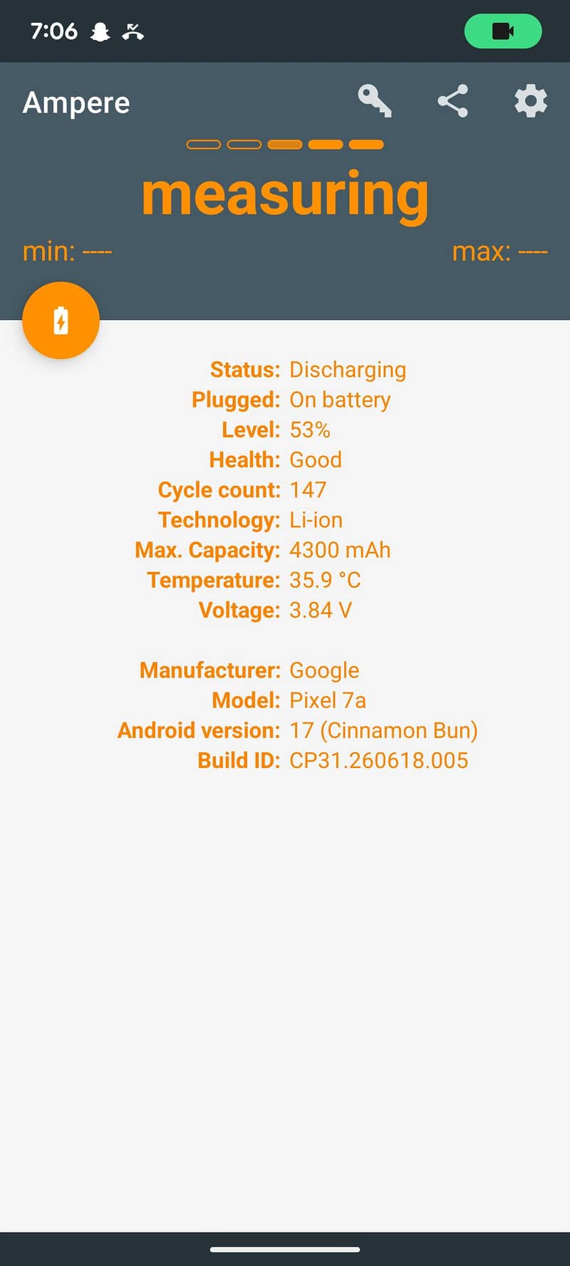 Google Pixel 7a 4