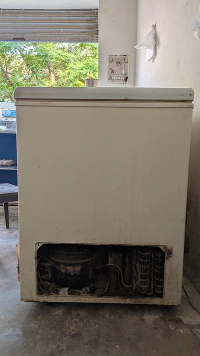 Haier deep freezer double door/cabin