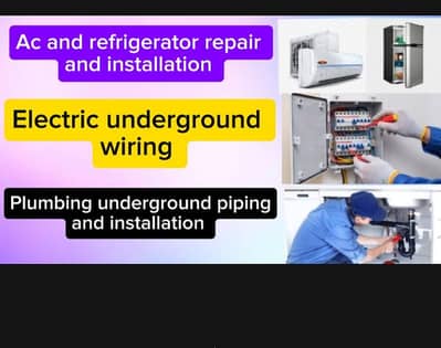 Ac & fridge & electric service
