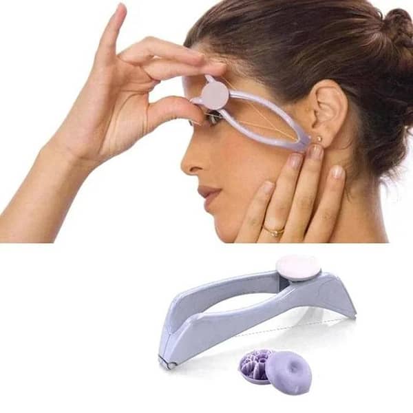 Women's face Plucker Manual hair removal cotton thread facial hair clip plucking artifact for cheeks eyebrow makeup beauty tool