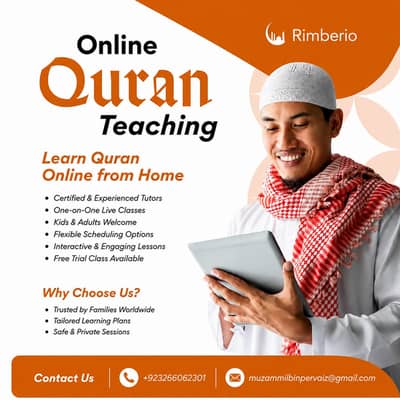 Experienced Online Quran Tutor