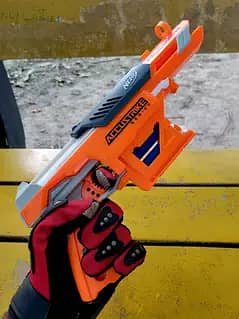 Nerf Gun Toy Gun Falconstrike Blaster - Orange - Like New
