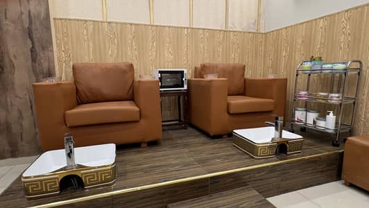 Professional 2-Seat Salon Manicure & Pedicure Set – Complete Setup