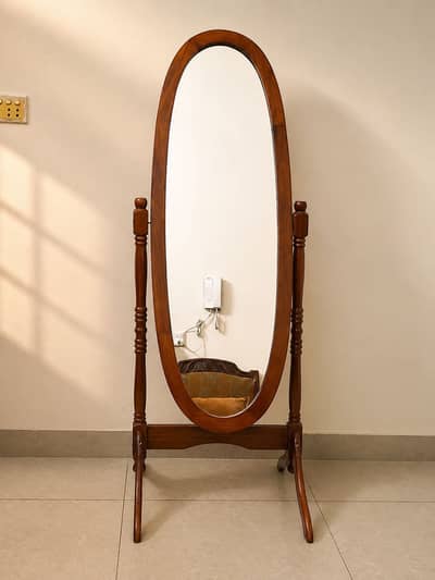Full-length standing mirror