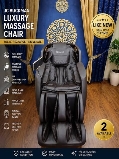 Jcbuckman Full Body Massage Chair – Used, Excellent Condition