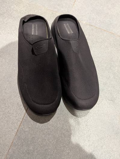 Skechers Air-Cooled Goga Mat Slip-On Shoes - Size UK 11.5 / EUR 46