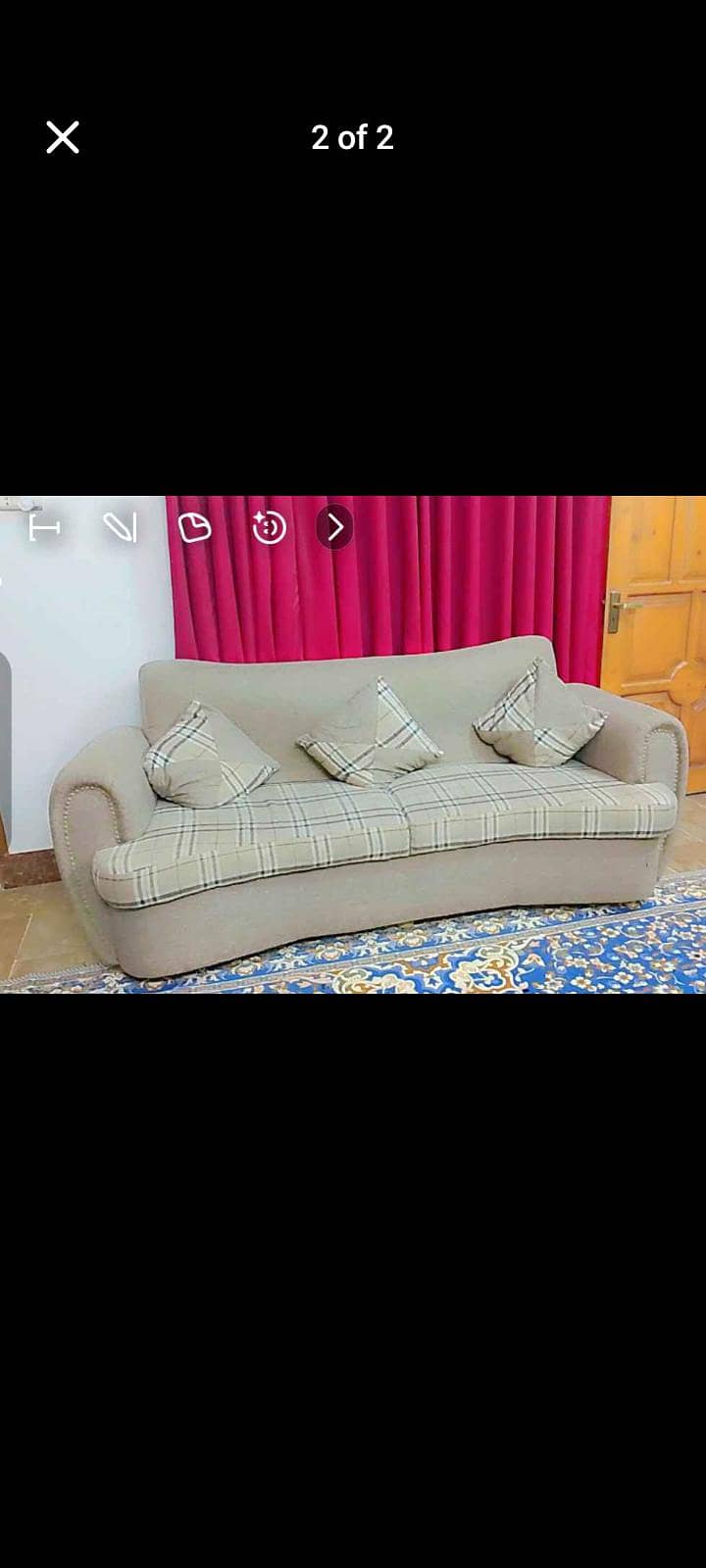 five seter sofa set 0