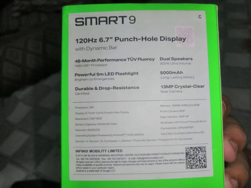 Infinix Smart 9 5