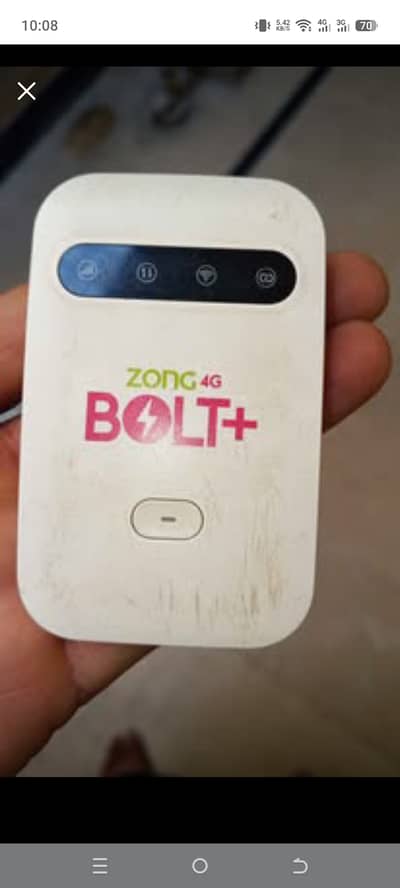 Zong bolt + 4G