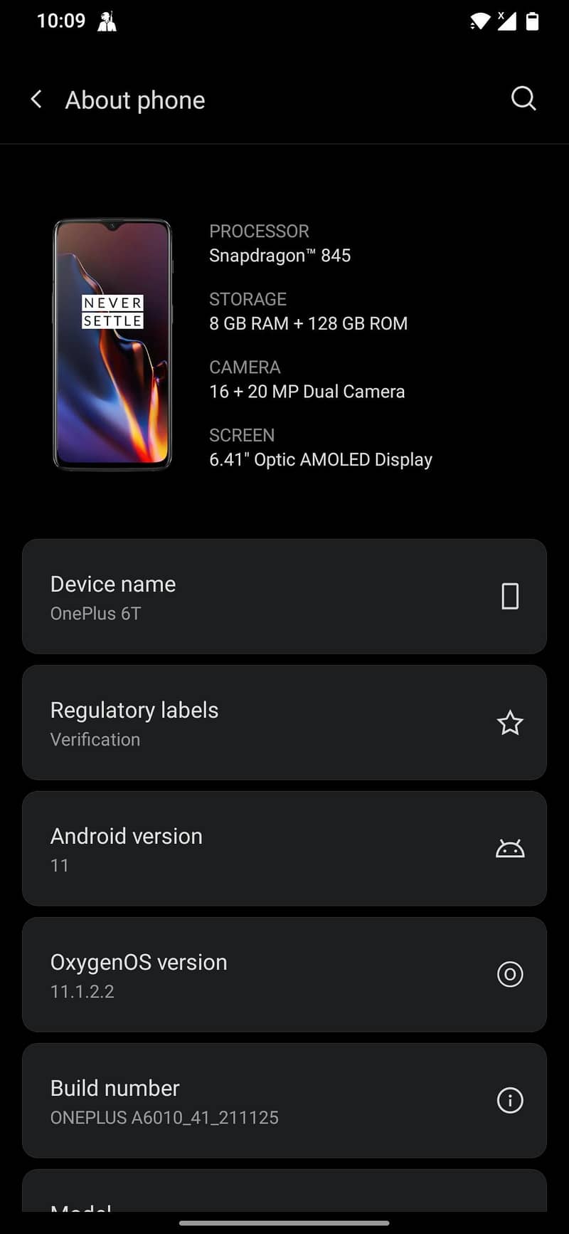 One Plus 6T 0